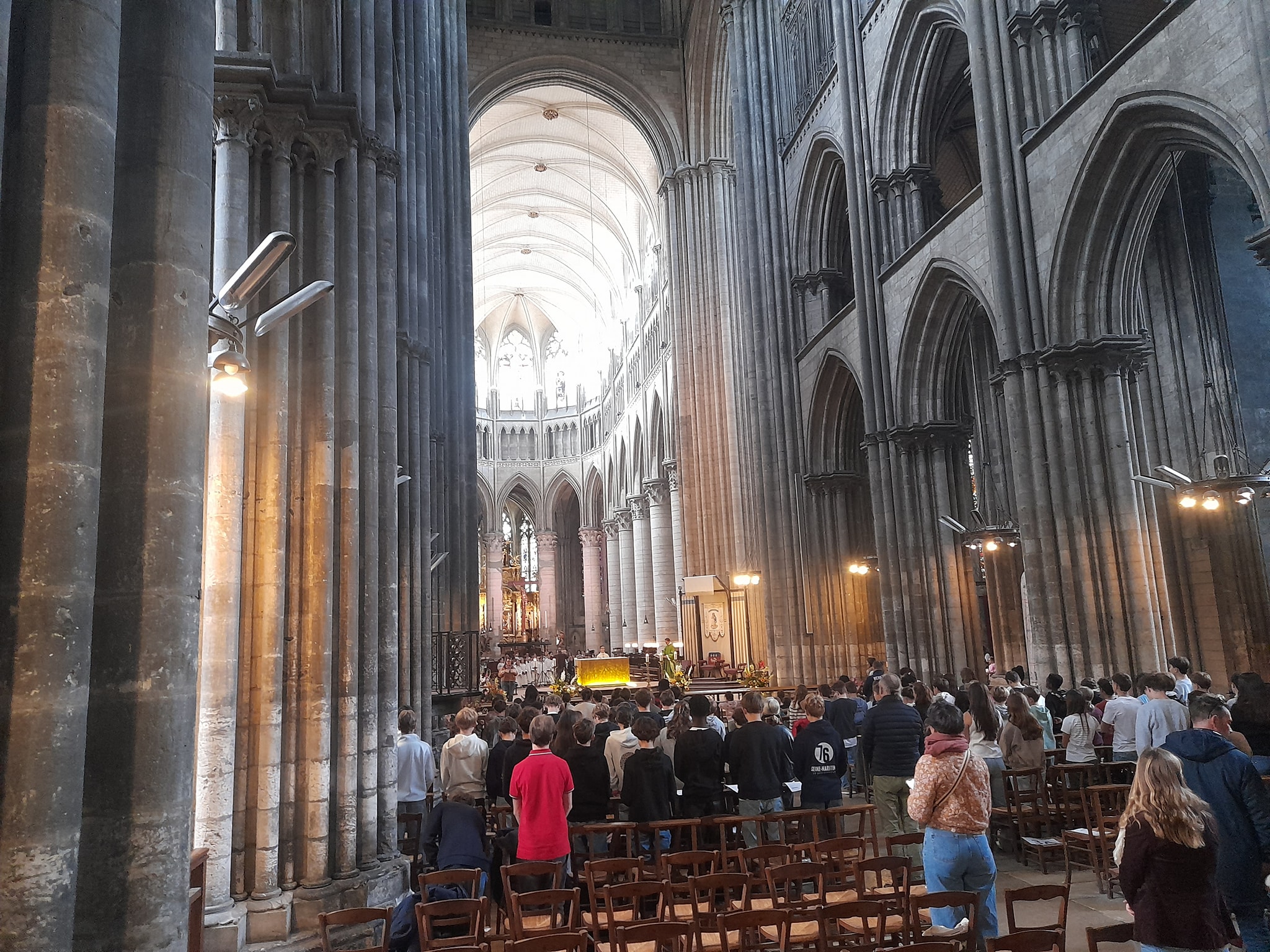 Messe de rentrée de l’école et du collège Sainte Marie de Rouen